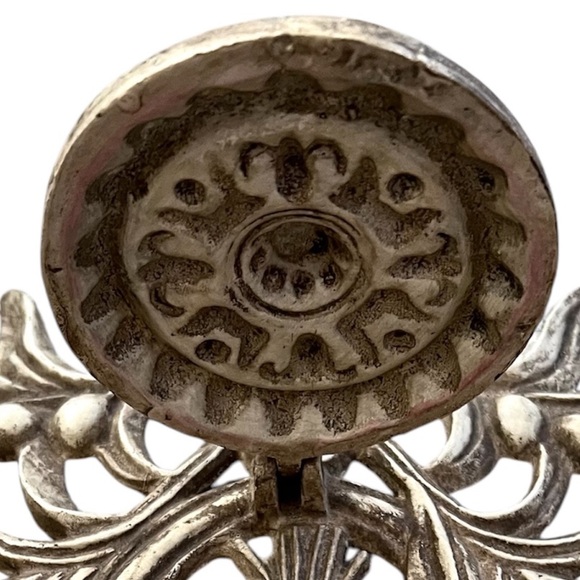 Hen Feathers Vintage Shabby Chic Wall Plant Candle Holder - Picture 11 of 11